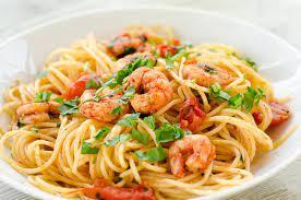 SPAGHETTI WITH SHRIMP